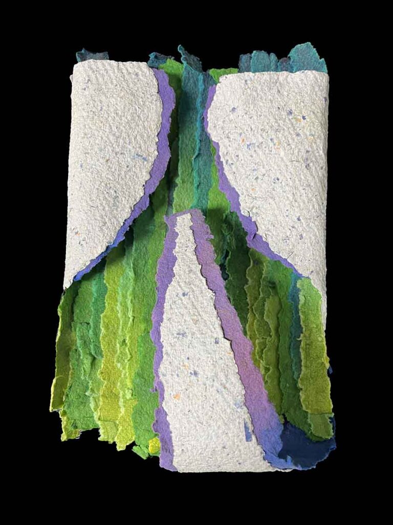 Handmade paper art by Paul Tury